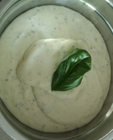 Basilikumglacé