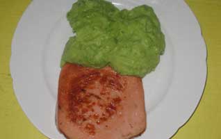 Grüner Kartoffelstock