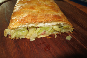Lauchstrudel